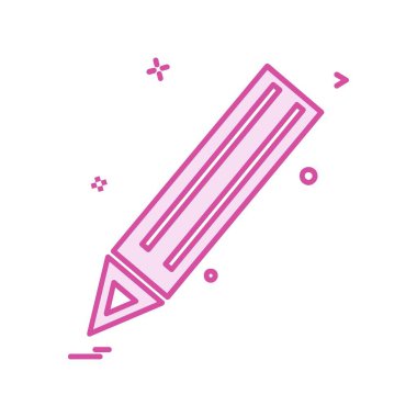 Kalem simgesi tasarım vektörü 