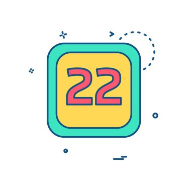 Takvim simge tasarlamak vektör 