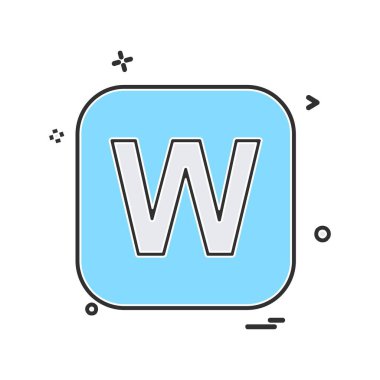 İngilizce alfabe simge tasarlamak vektör 