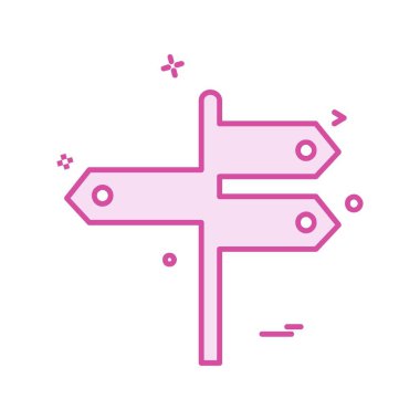 Seyahat simgesi tasarım vektörü 