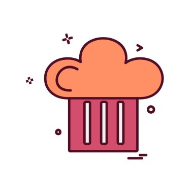 İçki simgesi tasarım, renkli vektör çizim 