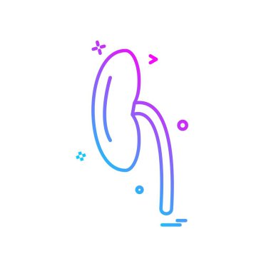 Kulak telefonları simge tasarlamak vektör