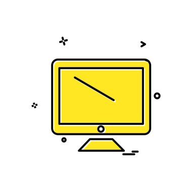 Bilgisayar simgesi tasarım vektörü