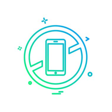 Akıllı telefon simge tasarlamak vektör 