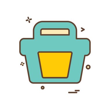 Alışveriş simge tasarlamak vektör 