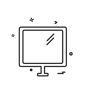 Bilgisayar simgesi tasarım vektörü