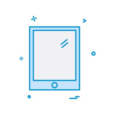 Mobil simge tasarım vektörü