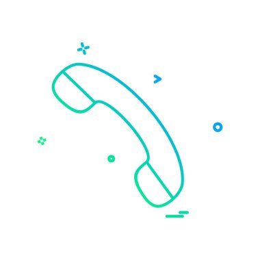 Arama simgesi tasarım, renkli vektör çizim