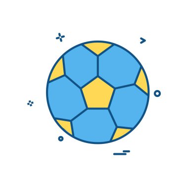 futbol simge vektör tasarımı