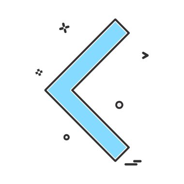 Ok simgesi tasarım vektörü