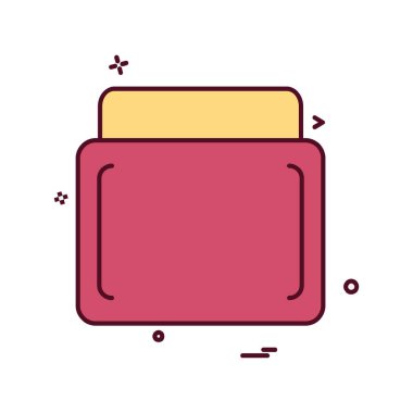 Kozmetik simgesi tasarım vektörü