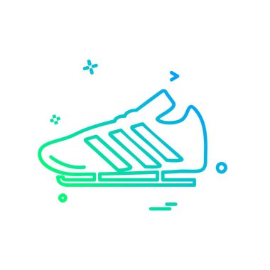 Spor simge tasarlamak vektör 