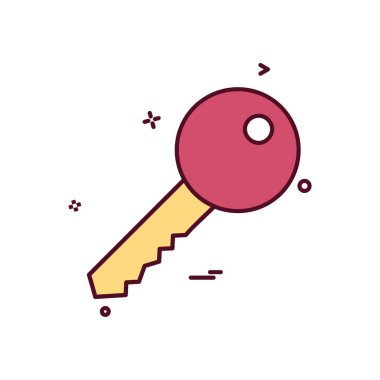 tuş kilidi simge vektör tasarımı 