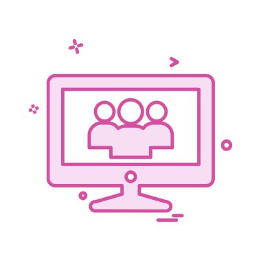 İş simgesi tasarım vektörü