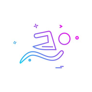 Yüzme havuzu ikonu tasarım vektörü