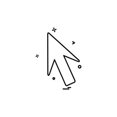 Yukarı ok simgesi tasarım vektörü