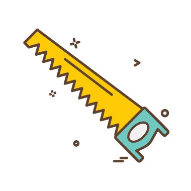 Donanım aracı simgesi tasarım, renkli vektör çizim 