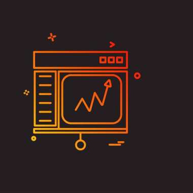 İş simgesi tasarım vektörü