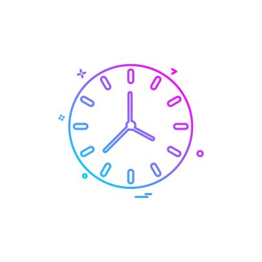 simge vektör tasarımı saat zaman saniye