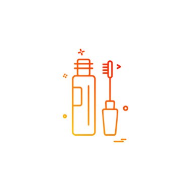 Maskara simge tasarlamak vektör 