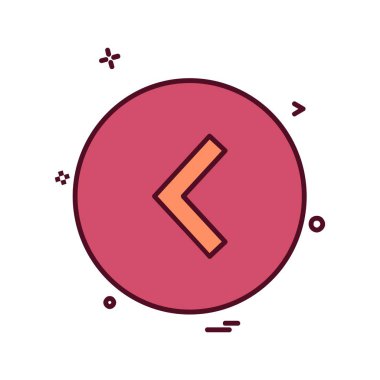 Ok simgesi tasarım vektörü