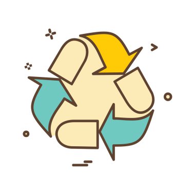 Ok simgesi tasarım vektörü