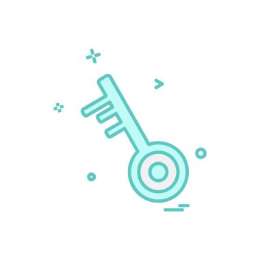 Anahtar simge tasarlamak vektör