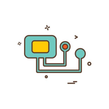 Tansiyon simgesi tasarım vektörü