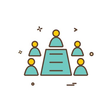 Grup avatar simge tasarım vektörü