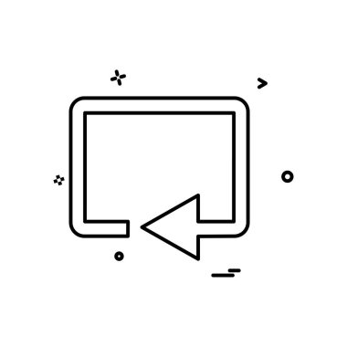 Ortam simgesi tasarım vektörü