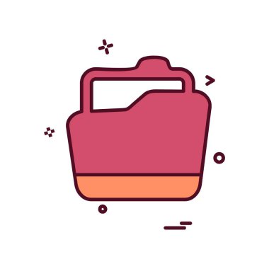 Dosya simgesi tasarım vektörü 