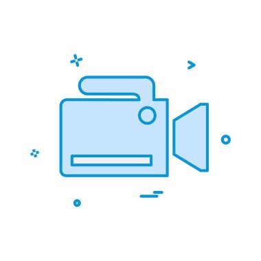 Kamera simgesi tasarım vektörü