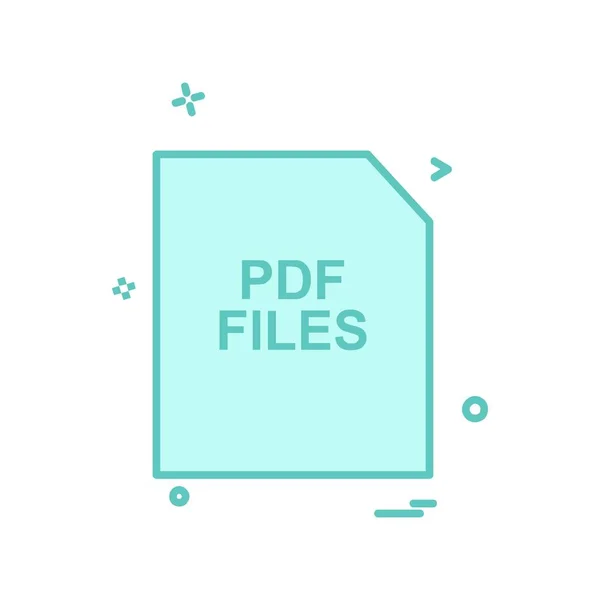 File Icon Design Vector — Stock Vector