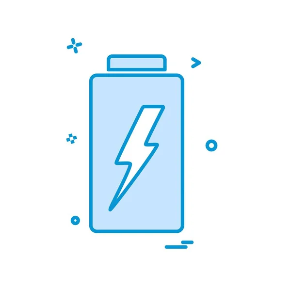 Battery Icon Design Vector — Stock Vector