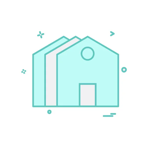 Home Icon Design Vector — Stock Vector