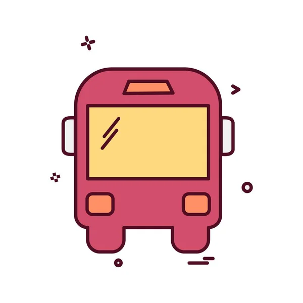 Diseño Iconos Transporte Ilustración Vectorial — Vector de stock