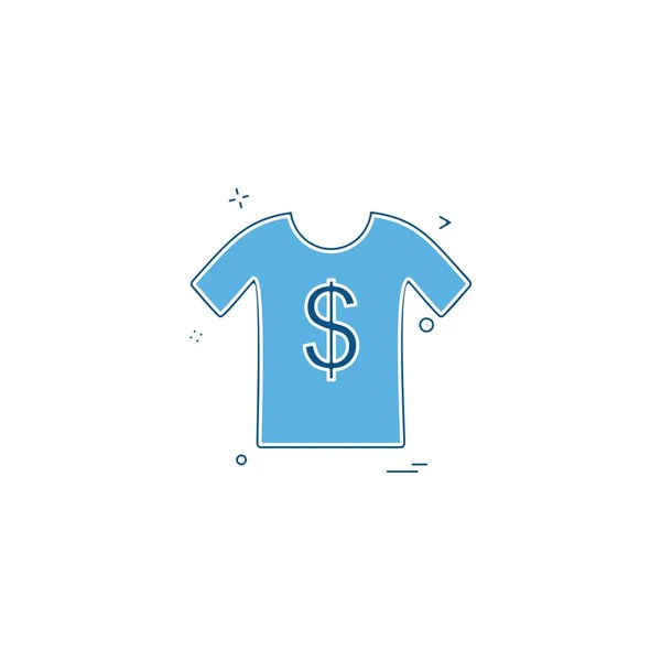 Camisa Icono Diseño Vector — Archivo Imágenes Vectoriales