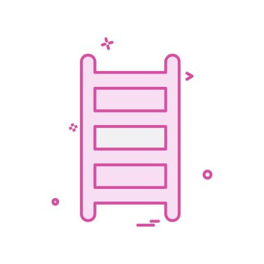 Merdiven simge tasarlamak vektör