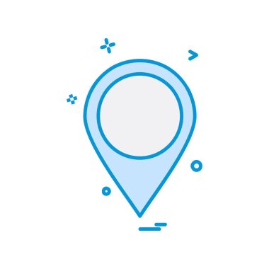 Navigasyon simgesi tasarım vektörü