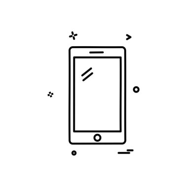 Akıllı telefon simge tasarlamak vektör 