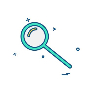 Arama simge tasarlamak vektör