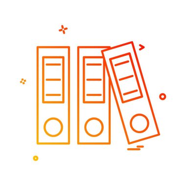 Dosya simgesi tasarım vektörü