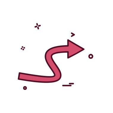 Sağ ok simge tasarlamak vektör