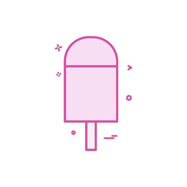 Gıda simgesi tasarım vektörü