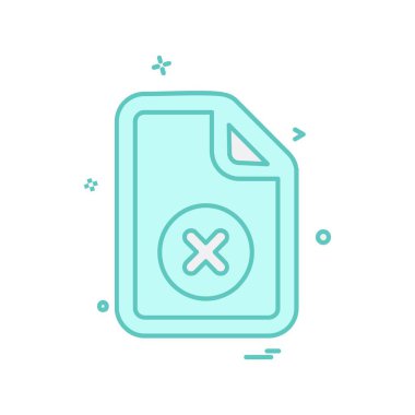 Dosya simgesi tasarım vektörü