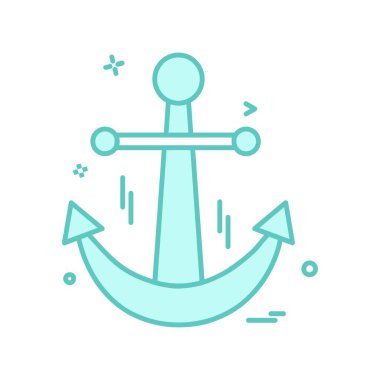 Yüzme simge tasarlamak vektör 