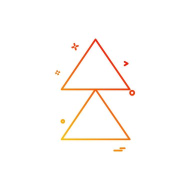 Yukarı ok simgesi tasarım vektörü