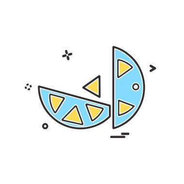 Limon simge tasarlamak vektör 