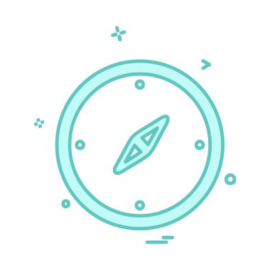 Kilit simgesi tasarım, vektör çizim