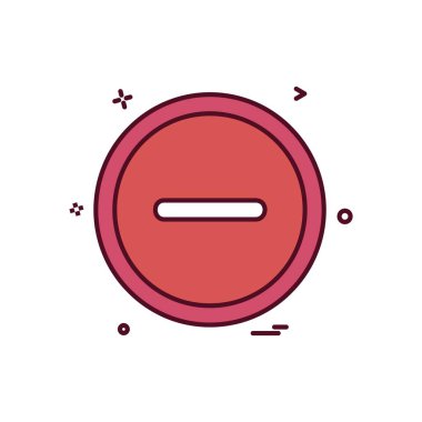 Kullanıcı arayüzü düğmesi simge tasarım vektörü